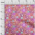 thumbnail image 2 of oneOone Cotton Cambric Pink Fabric Kids Alphabet Dress Material Fabric Print Fabric By The Yard 42 Inch Wide, 2 of 4