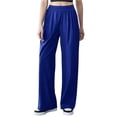 thumbnail image 3 of Laqbezok Women's Quick-Dry Straight Leg Pants, High Elastic Waist Casual Sports Trousers, Basic Active Slacks for Gym Workout Travel, 3 of 6