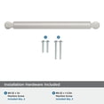 thumbnail image 4 of Amerock Ballard 6-5/16 inch (160mm) Center-to-Center Satin Nickel Cabinet Pull, 4 of 6