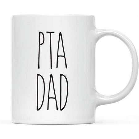 

Simple Rustic Farmhouse Kitchen Decor 11oz. Ceramic Coffee Tea Mug PTA Dad 1-Pack