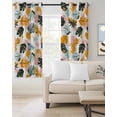 thumbnail image 2 of Palm Leaves Blackout Curtains for Bedroom Living Room Darkening Curtains 84 Inch Length 2 Panels Set Tropical Botanical Plants Summer Boho Window Curtain Window Treatment Grommet Drapes 52"x84", 2 of 9