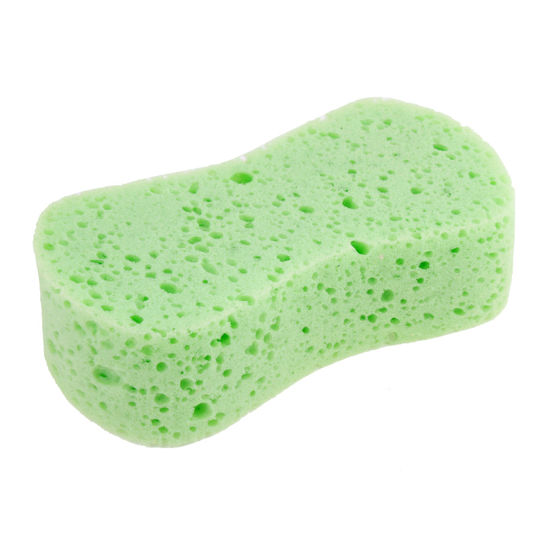 Durable Practical Perforated Bone Shaped Car Wash Sponge Green