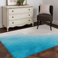 thumbnail image 3 of Blue Beach Summer Area Rugs 2.7'x5', Washable Small Throw Rugs for Kitchen Bedroom, Ocean Seaside Nautical Ombre Indoor Outdoor Rug Non-Slip Low Pile Carpet Runner Reversible Floor Mats, 3 of 8