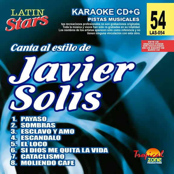 Karaoke Latin Stars 054 Javier Solis