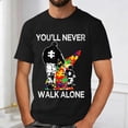 thumbnail image 2 of Autism Awareness Shirt Men: Autism Acceptance T Shirt Autism Support Inspirational Short Sleeve Tee Tops(Black,L), 2 of 4