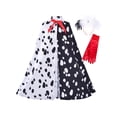 thumbnail image 1 of Déguisement d'Halloween pour Filles pour Dalmatians Cape Perruque Bandeau Gants Rouges 13-14 Ans, 1 of 7