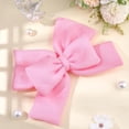 thumbnail image 3 of Pink Motorcycle Helmet Large Bowknot Soft Cloth Coquette Aesthetic Motorbike Decorative Removable Patches Ornaments for Motorcycle Pink, 3 of 9