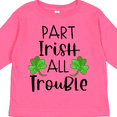 thumbnail image 4 of Inktastic Part Irish All Trouble St. Patrick's Day with Green Clovers Boys or Girls Long Sleeve Toddler T-Shirt, 4 of 5