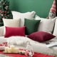 thumbnail image 4 of Fundas de almohada de terciopelo MIULEE, 36 x 36 cm, color rojo vino suave, paquete de 2, 4 of 8