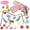 Rose, variant on Semfri 27pcs T-Type Interactive Cat Tunnel Toy Set,Blue and Black for Kittens, Puppies, Rabbits,Guinea Pigs
