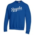 thumbnail image 2 of Men's Champion Royal Kansas City Royals Powerblend Wordmark Sweatshirt, 2 of 3