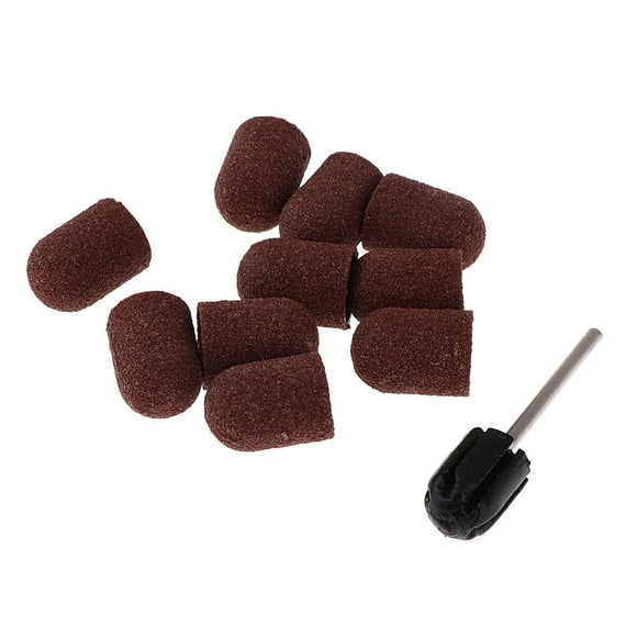 10pcs de lija Rodillo de Soporte Macarena eje Arena para manicura profesion Pedicura de uñas