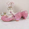 thumbnail image 5 of Little Girls Princess Shoes Low Heels Shoes for Party Wedding, 5 of 8