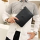 thumbnail image 4 of Cartera de piel de cocodrilo a la moda para hombre, cartera de negocios sólida, bolso de mano con cremallera Tmvgtek Oficina Multiescena Multifunción, 4 of 9