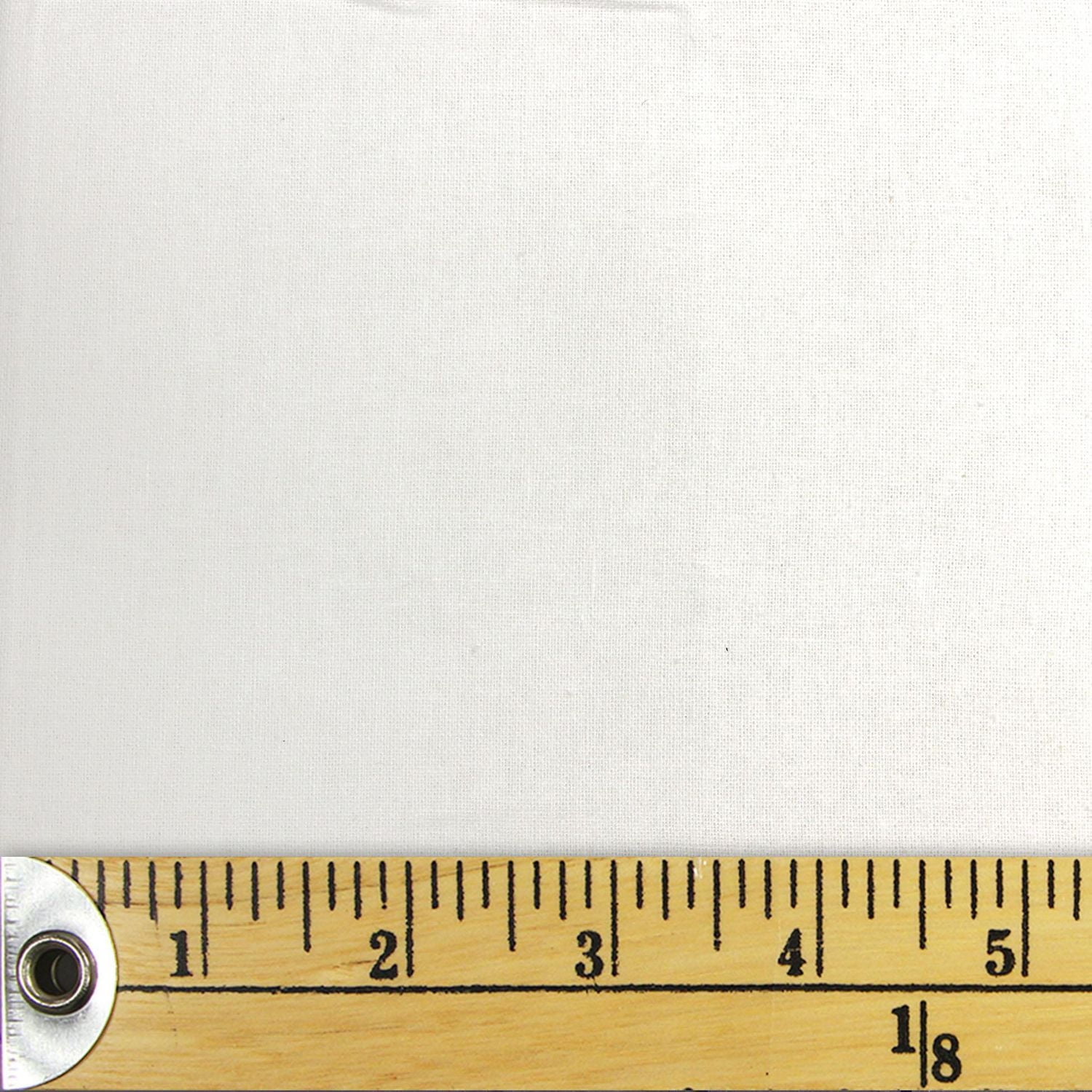 Tissu pré-coupé Fat Quarter de Fabric Creations à motif de blanc uni - 18" x 21" / 45cm x 53cm