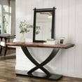 thumbnail image 5 of PAIHOME 18"x26" Black Bathroom Mirror for Wall, Barn Door Solid Wood Frame Vanity Mirror - Farmhouse Decor, 5 of 11
