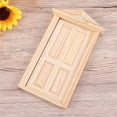 thumbnail image 4 of Mini House Wood Door for Inward Opening 1 Piece Traditional Six Panel Style, 4 of 4