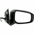 thumbnail image 2 of New Right Passenger Side Door Mirror Compatible with 2019 Mitsubishi Mirage Mitsubishi Mirage G4 Power Manual Folding MI1321149 7632B168XA 7632B280 ES LE Black Edition DE Hatchback, 2 of 5