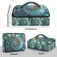 thumbnail image 3 of Iauyy Casserole Carrier for Hot Food Insulated Casserole Travel Carry Bag with Lid Food Warmer Bag for Party/Picnic,Vortex-shaped Pattern, 3 of 7