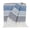 Charcoal, variant on Parkland Collection Transitional Stripes Blue Rectangle 50" x 60" Throw