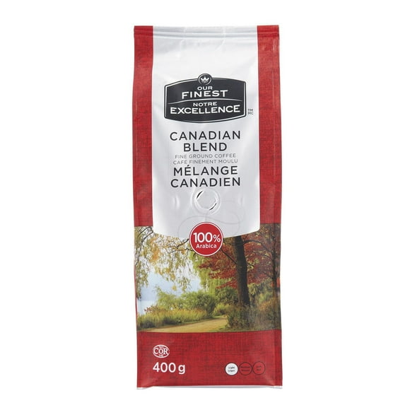Café moulu mélange canadien de Notre Excellence - torréfaction claire