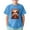 C495 Sky Blue, variant on Gbsyewxs Shirts For Girls Crew Neck Short Sleeve Cartoon Animal Print Fashion Summer Toddler Girls Tees Black Size 4-5 Years