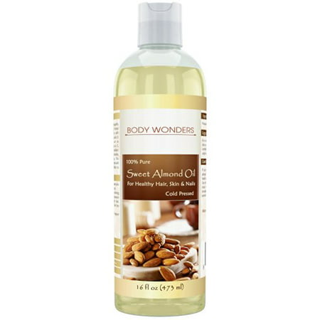 Body Wonders Sweet Almond 16 Oz Oil (Best Almond Oil Brand)