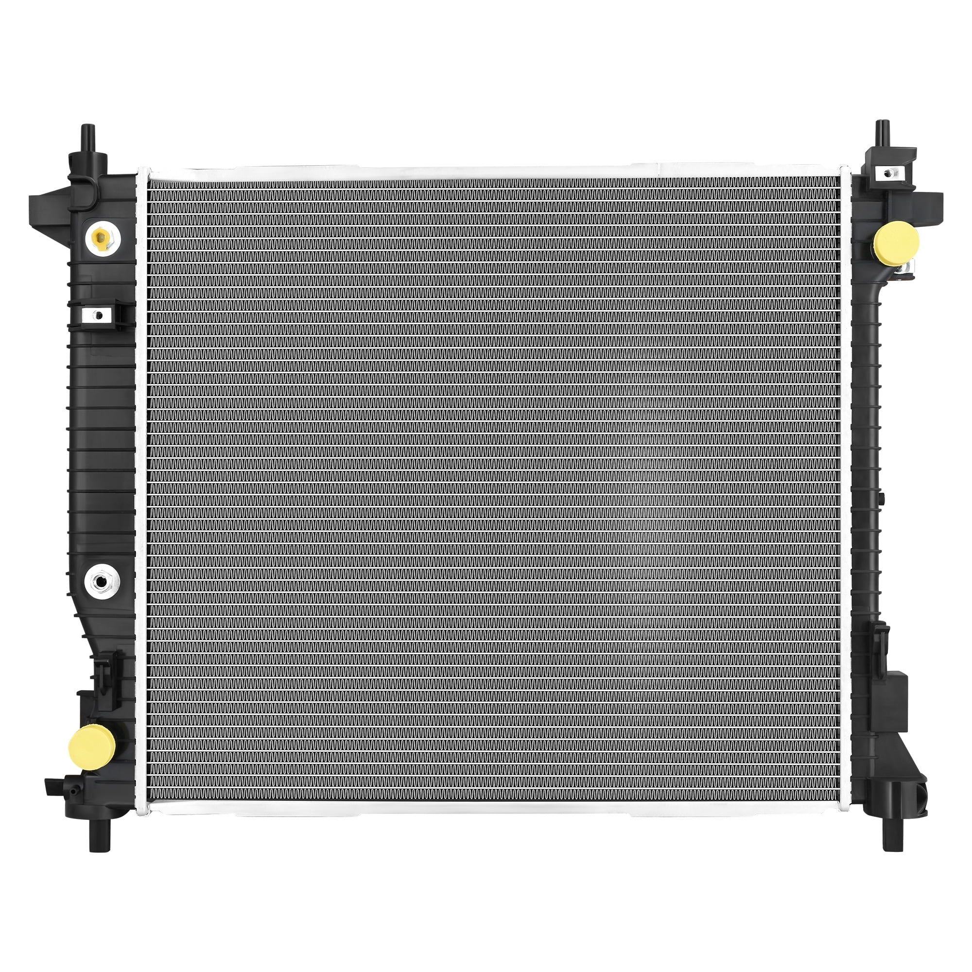 LEDKINGDOMUS Premium Aluminum Radiator for 2010-2016 Cadillac SRX & 2011 Saab 9-4X 3.0L/3.6L V6 – Direct Fit OE Replacement (GM# 20926497, 23428314, 3010549)