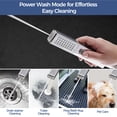 thumbnail image 4 of TVOFEK Rain Shower Head With Handheld Spray Combo, 10 Inch Stainless Steel High Pressure Shower head with Adjustable Extension Arm, with Anti-leak 60" Hose and Mounting Hardware for Bathroom, 4 of 13