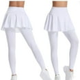 thumbnail image 5 of FAIWAD Women Pleated Tennis Skirts Legging High Waist Athletic Golf Workout Running Yoga Pants, 5 of 5