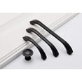 thumbnail image 6 of Txinmin Home Black Cabinet Handles 10 pack Kitchen Cabinet Pulls 2-1/2" Hole Centers Euro Style Drawer Hardware, 6 of 6