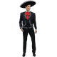 thumbnail image 1 of Traje de charro o mariachi bordado Rev mariachi color negro bordado, 1 of 2