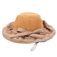 thumbnail image 2 of KAKOWELY Sombrero de verano para exteriores, sombrero para el sol para mujer, sombrero de pescador para fiesta, sombrero de cubo transpirable, 2 of 4