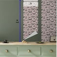 thumbnail image 5 of Ambesonne Bohemian Peel & Stick Wallpaper for Home, Moths Butterflies Moon Art, 13"x36", Dark Grey and Pale Rose, 5 of 5