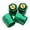 Green, variant on Hex Ferrari SF Logo Emblem Car Wheels Tire Air Valve Caps Stem Dust Cover Sport