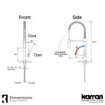 thumbnail image 2 of Karran Usa KKF220SS Bluffton 1.8 GPM Single Hole Kitchen Faucet - Stainless Steel, 2 of 5