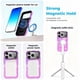 thumbnail image 4 of SKLYDDI Funda para iPhone 12 Pro Max con Corazones Rosas, Compatible con MagSafe, 4 of 7