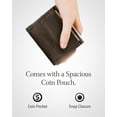thumbnail image 3 of Small RFID Wallets For Women - Leather Slim Compact Trifold Womens Wallet Credit Card Holder Mini Coin Pouch Gifts For Women, 3 of 6