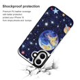 thumbnail image 2 of Compatible with iPhone 11 12 13 mini 14 15 16 Pro Max Plus Wallet Case with Card Holder, PU Leather Kickstand Card Slots Case ( Star Around Planet, iPhone 16 Pro Max), 2 of 7