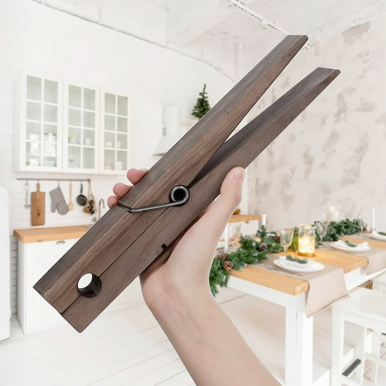 Large Wood Clothespin Bath Towel Holder Anti-run Home Supplies