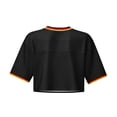 thumbnail image 5 of Soccer Cup 2026 Jersey Crop Tops GERMANY Soccer with V Neck Short Sleeves Featuring Breathable Fabric for Game Day Parties Tailgating Events Beach Outings Black L, 5 of 5