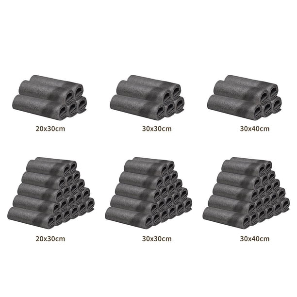 5/20 piezas paño de limpieza microfibra toalla de vidrio para espejos de ventanas (20 piezas 20*30 cm Likrtyny Libre de BPA