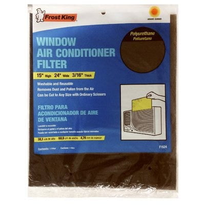 

Frost King Window Air Conditioner Filter 15x24x.25-In. 1 Pack