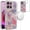 Butterfly Bloom, variant on For Moto G 5G 2025/2026 / G PLAY 2026 Fashion Printed Magnetic Design Hybrid Case - Purple Roses