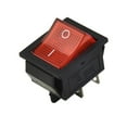 thumbnail image 3 of 10 Pcs Red Light 4 Pin DPST ON/OFF Rocker Switch KCD4 15A/250V 20A/125V AC, 3 of 9