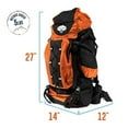 thumbnail image 7 of 70L Internal Frame Backpack, Orange, 7 of 7