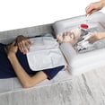 thumbnail image 3 of Inflatable Bedside Shampoo Basin Kit with Water Bag, Shower, Shawl, Cushion, for Disabled& Elderly Bed Easy, Pregnancy, Bedridden Or Post-Surgical Pat, 3 of 5