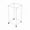 White, variant on InsCrazy Closet Shelf Rotating Floor Standing Clothes Hanger Dormitory Clothes Rack for Kitchen Bathroom Office Living Room