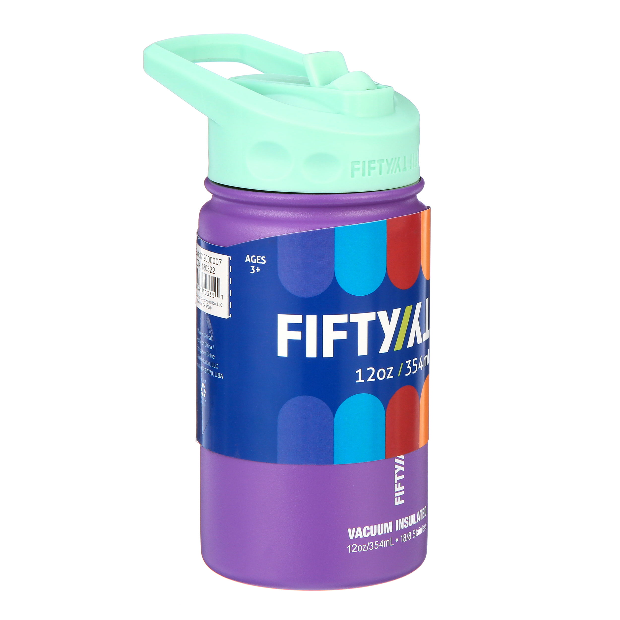 12oz Kids Bottle with Straw Cap - Unicorn - FIFTY/FIFTY®– FIFTY/FIFTY  Bottles