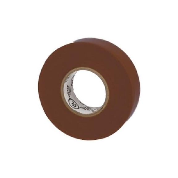 CableWholesale  0.75 in. x 60 ft. Warrior Wrap General Vinyl Electrical Tape, Brown